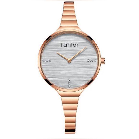 Designer - 👩🎨 Fantor Women’s Luxury Waterproof Bracelet Watch - Rose Gold - Picture 2 of 13